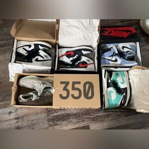 Jordan 1s Yeezy Boost V2 size 10 and 10 1/2